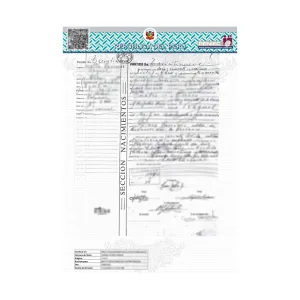 Acta de Nacimiento Digital - Para ADULTOS +18